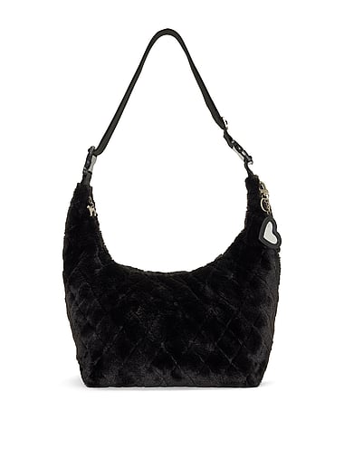 PINK - Faux-Fur Hobo Bag, image 1