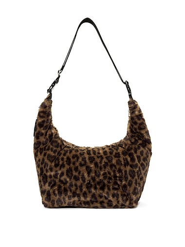 PINK - Faux-Fur Hobo Bag, image 2