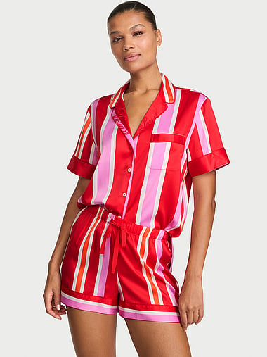 Victoria's Secret - Signature Satin Short Pajama Set, image 1