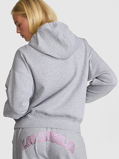 PINK - Campus Fleece™ Full-Zip Hoodie, image 2