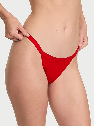 Victoria's Secret - Stretch Cotton String Bikini Panty, image 1