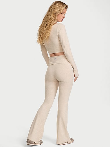 Angel Essentials - Cotton Foldover Flare Legging, image 2