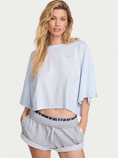 Angel Essentials - 100% Cotton  Oversize Crop Tee, image 2