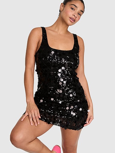PINK - Sequin Mini Dress, image 1