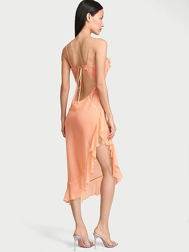 Dream Angels - Vintage Victoria Silk Chiffon & Lace Slip, image 2