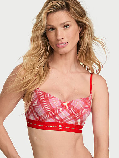 The T-shirt - Signature Shine Cotton Lightly Lined Balconette Bra, image 1
