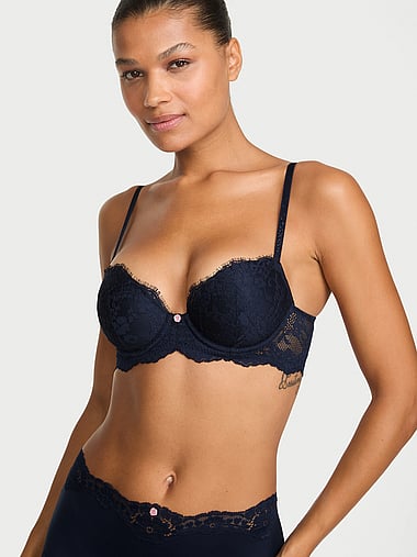 Dream Angels - Lace Twinkle Lightly Lined Demi Bra, image 1