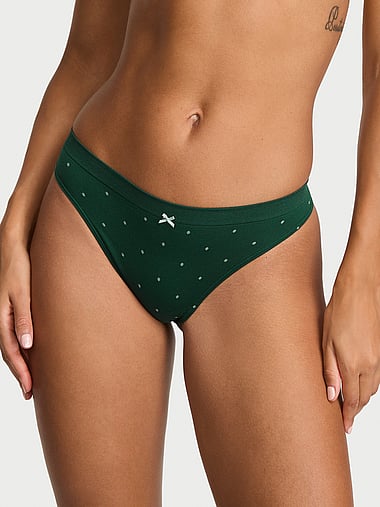 Seamless - Seamless Polka Dot Thong Panty, image 1