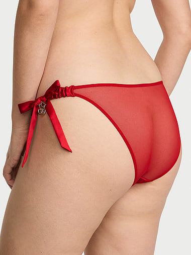 Victoria's Secret - Satin Bows Cheeky Panty, image 2