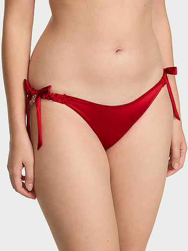Victoria's Secret - Satin Bows Cheeky Panty, image 1