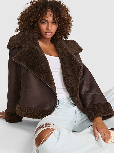 Outerwear, Jackets, Zip-ups, and More - PINK