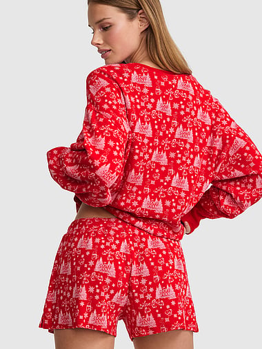 PINK - Thermal Pajama Shorts, image 2