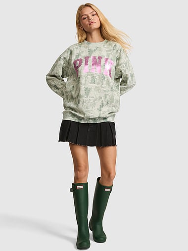 PINK - Campus Fleece™ Crew Sweatshirt, image 1