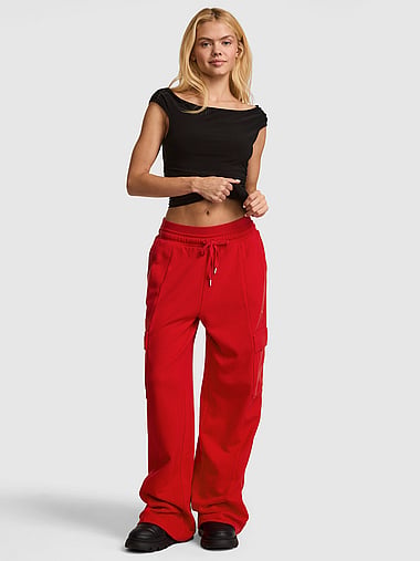 PINK - Campus Fleece™ Cargo Sweatpants, image 1