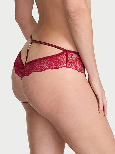 Very Sexy - Rose Lace Shine Low-Back Cheeky Panty, image 1