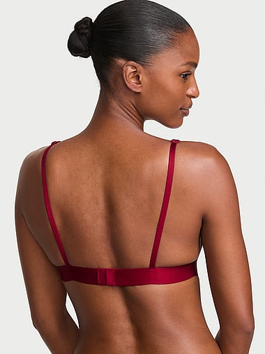 The T-shirt - Lace Shine Logo Wireless Plunge Bralette, image 2