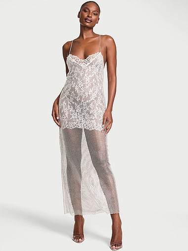 Dream Angels - Atelier Victoria's Secret Frosted Maxi Slip Dress, image 1