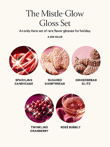 Lip - 5-Piece Mistle Glow Gloss Gift Set ft. Archived Holiday Flavors, image 2