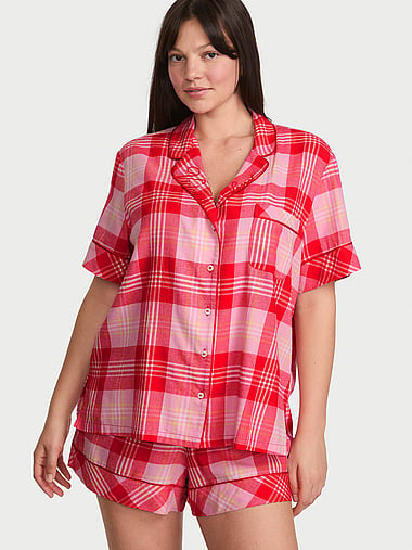 Victoria's Secret - CozyFlannel™ Short Pajama Set, image 1