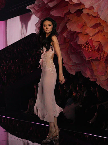 Dream Angels - Vintage Victoria Silk Chiffon & Lace Slip, image 2
