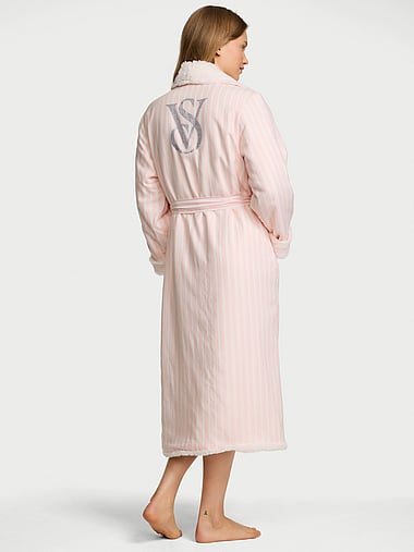 Victoria's Secret - CozyFlannel™ Reversible Faux Fur-Lined Robe, image 2