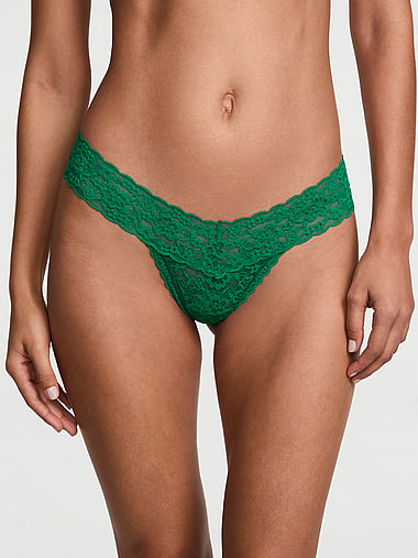 The Lacie - Lace Thong Panty, image 1