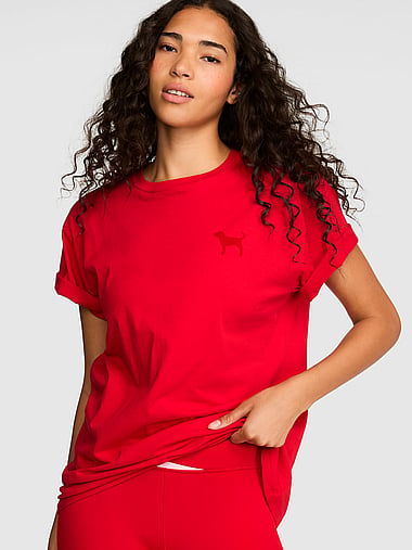 PINK - Campus Cotton™ Tee, image 1