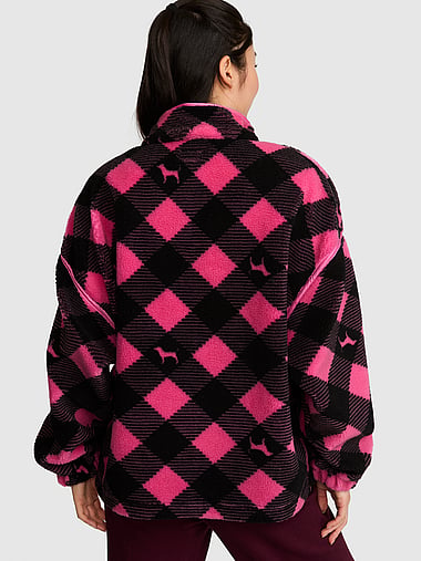 PINK - Snug As A Hug Mock-Neck Pullover, image 2