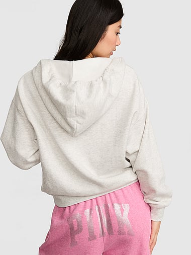 PINK - Campus Fleece™ Full-Zip Hoodie, image 2
