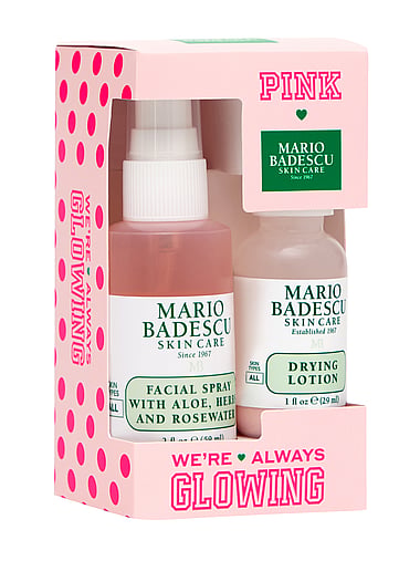 PINK ♥ Mario Badescu We're Always Glowing Skincare Kit, image 1