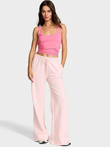 Angel Essentials - Iconic Fleece Wide-Leg Sweatpant, image 1