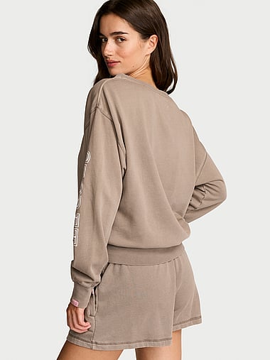 Angel Essentials - Off-Duty Terry Boatneck Sweatshirt, image 2