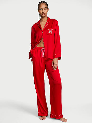 Victoria's Secret - Signature Satin Long Pajama Set, image 1
