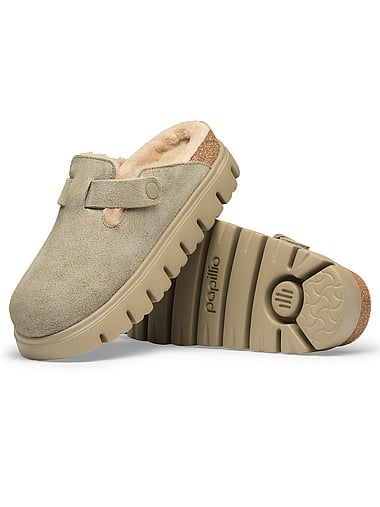 Birkenstock - Boston Chunky Shearling Clogs, image 2