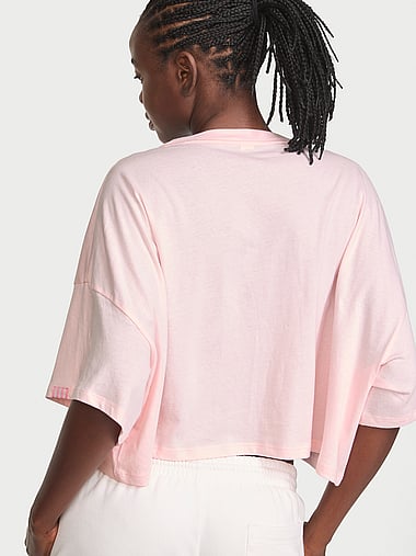 Angel Essentials - 100% Cotton Oversize Crop Tee, image 2