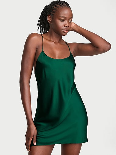 Victoria's Secret - Satin Open-Back Slip Dress, image 1