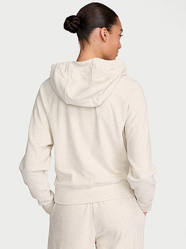 Angel Essentials - Plush Velour Full-Zip Hoodie, image 2