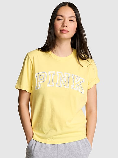 PINK - Campus Cotton™ Classic Tee, image 1