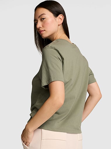 PINK - Campus Cotton™ Classic Tee, image 2