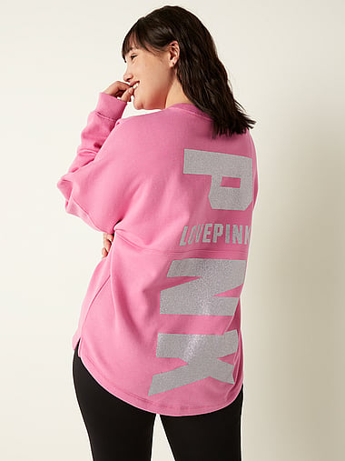 victoria secret pink pullover moletom com capuz