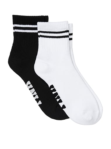 PINK - Quarter Sock 2 Pack
