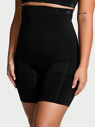 shapewear shorts for dresses TC Fine Intimates Womens Dress Rehearsal Bike Shorts, Black (Large)