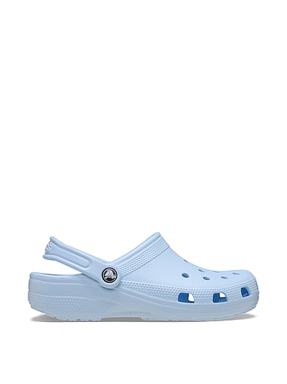 Crocs Classic Solid Clogs, Blue, 08 - Women's Shoes - PINK