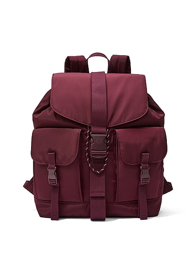 Victoria\'s Secret PINK Nylon Cargo Backpack ( Soft Begonia) Victoria main image 2