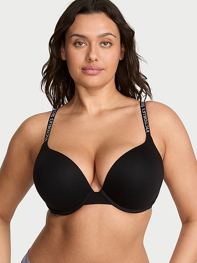 Reggiseno Victoria's Secret Bombshell Push-Up &ndash; Colore Pralina, Con 2 Coppe Aggiuntive, Nuovo
