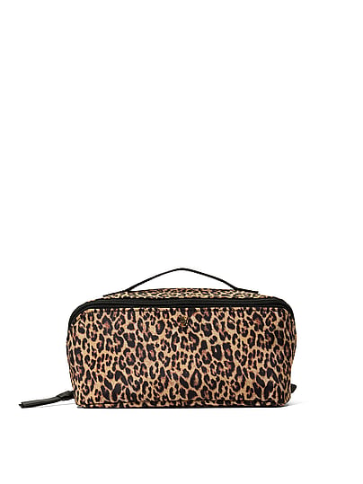 Buy 3-Piece Expandable Travel Makeup Bag, Leopard - Order  display picture 1