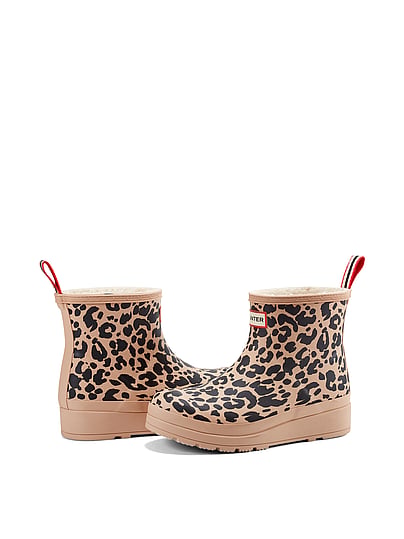 Buy PLAY™ Insulated Shearling Short Rain Boots, Black - Order