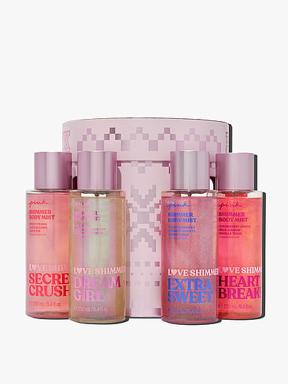 Buy 4-Piece Full-Size Love Shimmer Gift Set, Multicolored - Order