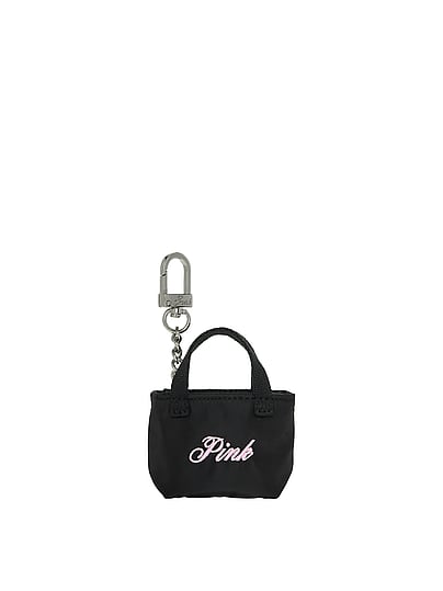 Buy Mini Tote Keychain Charm, Dusty Lilac Diamanté Butterfly