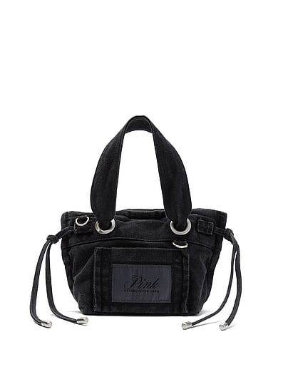 Buy Canvas Flat-Bottom Mini Tote Bag, Cantalope - Order Bags